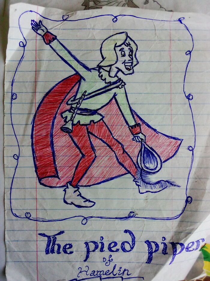 8 Pics Of My Drawings From When I Was 16 Years Old