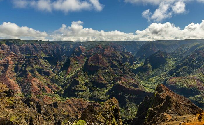 I Went With My Halau (Hula School) From Oahu To Kaua'i And We Got To Go To Waimea Canyon Take Look.