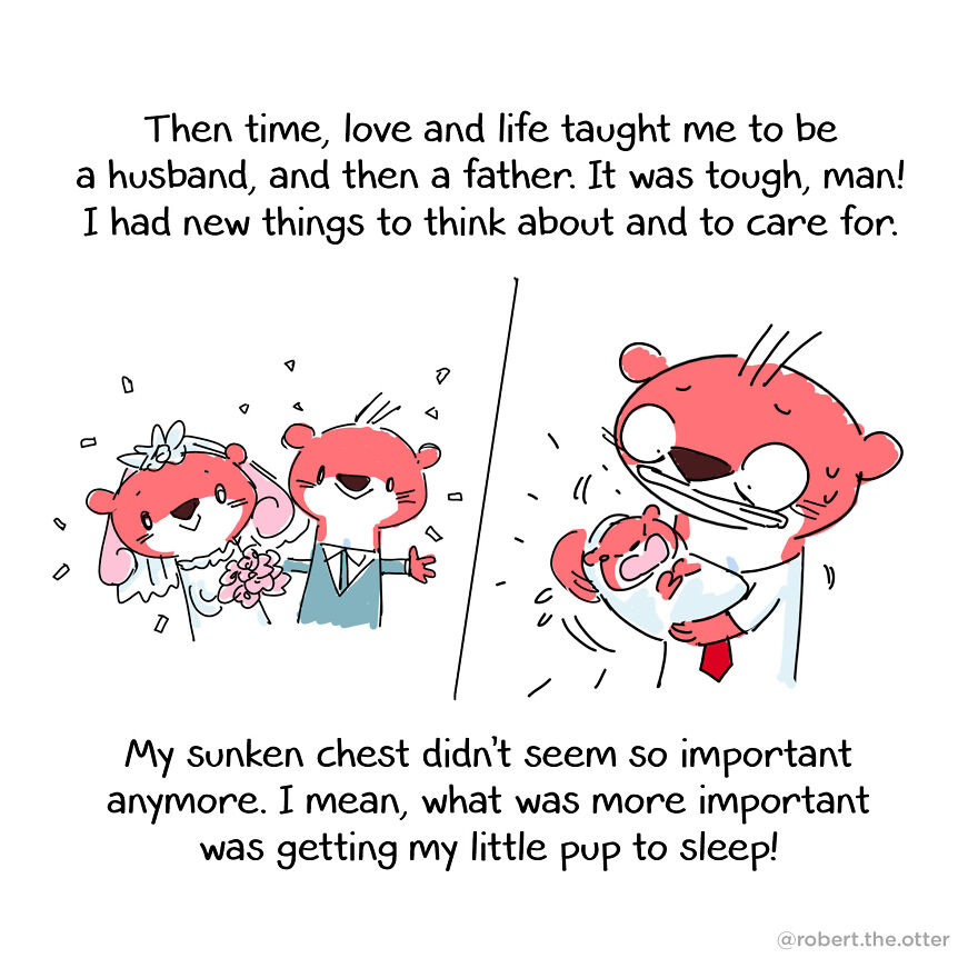 Man-Up: My Wholesome Comic About An Otter Who Overcame Societal Expectations And Learned To Love Himself For Who He Is