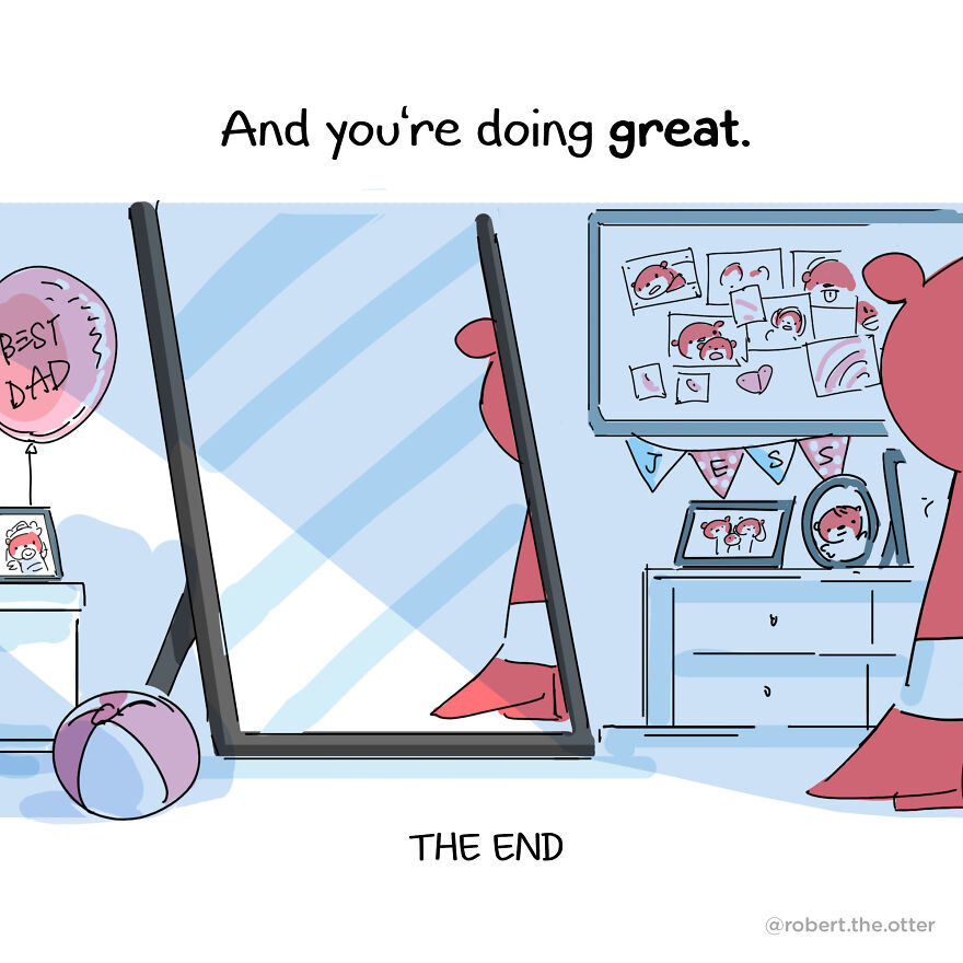 Man-Up: My Wholesome Comic About An Otter Who Overcame Societal Expectations And Learned To Love Himself For Who He Is