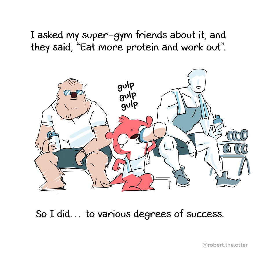 Man-Up: My Wholesome Comic About An Otter Who Overcame Societal Expectations And Learned To Love Himself For Who He Is