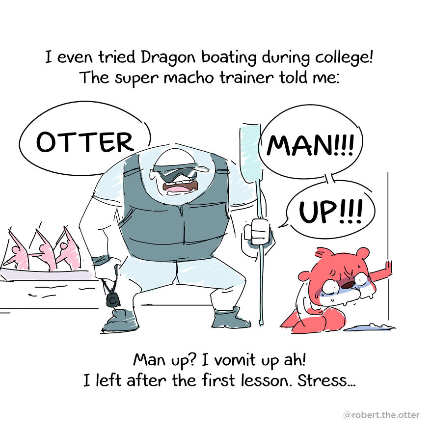 Man-Up: My Wholesome Comic About An Otter Who Overcame Societal Expectations And Learned To Love Himself For Who He Is