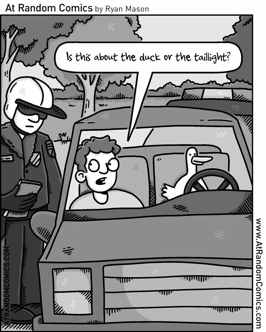 Ryan Mason's Hilarious Single-Panel Comics With Sudden Twists (New Pics)