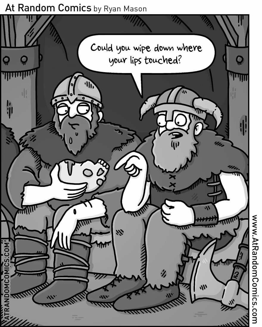 Ryan Mason's Hilarious Single-Panel Comics With Sudden Twists (New Pics)