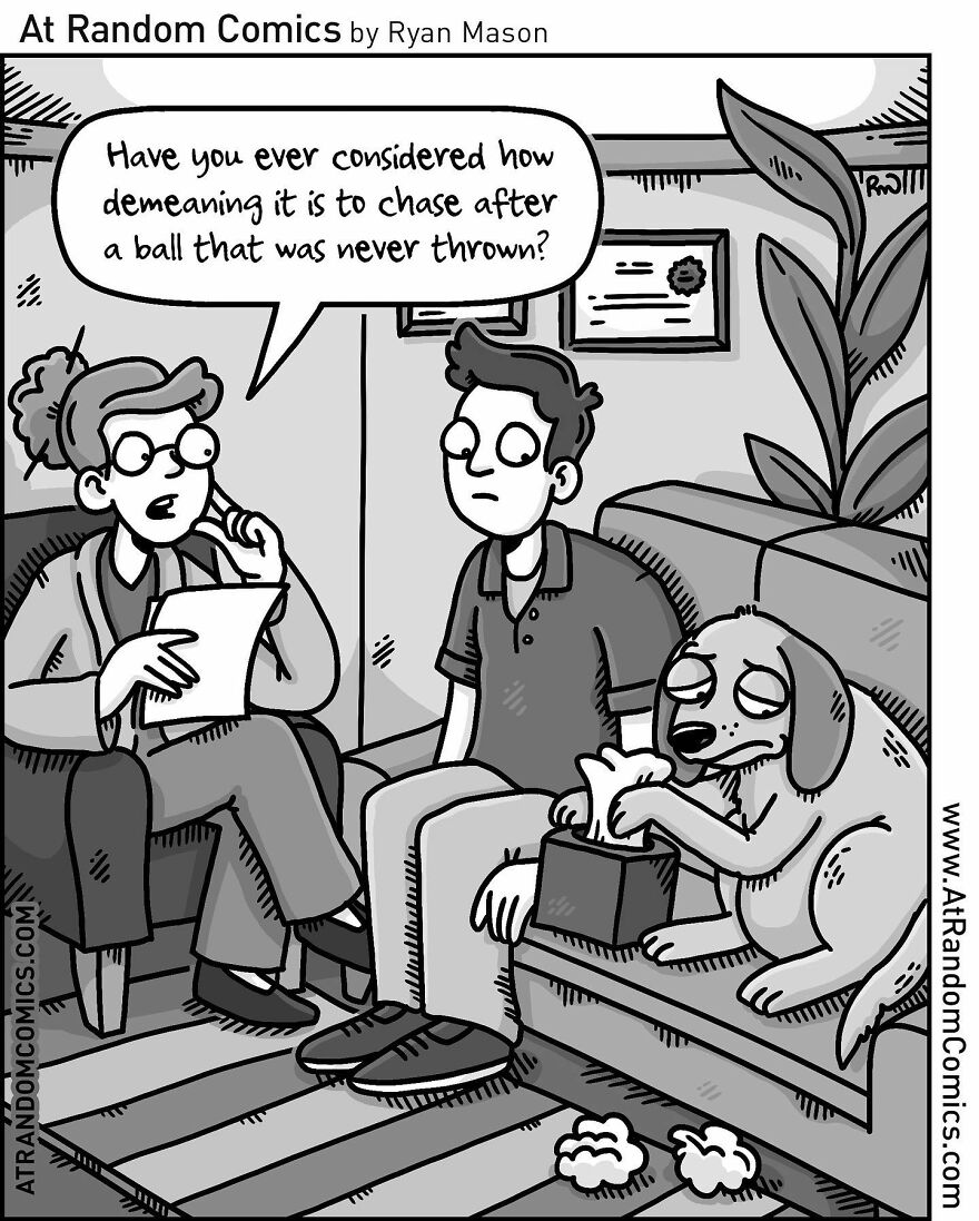 Ryan Mason's Hilarious Single-Panel Comics With Sudden Twists (New Pics)