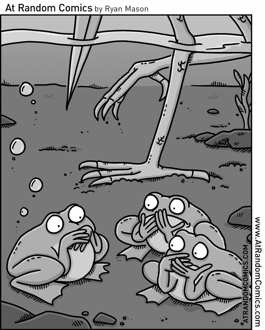 Ryan Mason's Hilarious Single-Panel Comics With Sudden Twists (New Pics)