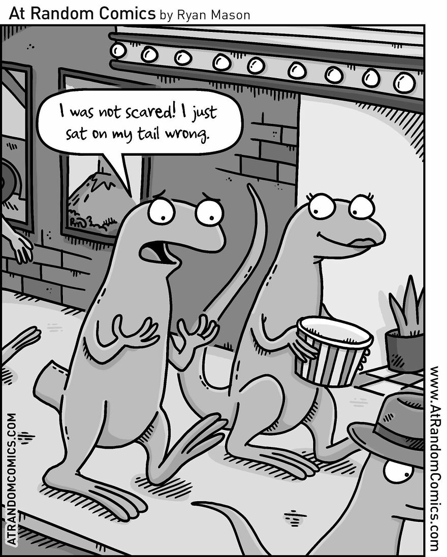 Ryan Mason's Hilarious Single-Panel Comics With Sudden Twists (New Pics)