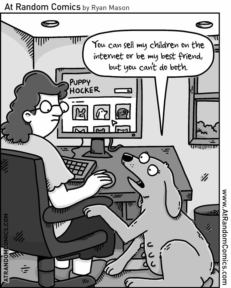 Ryan Mason's Hilarious Single-Panel Comics With Sudden Twists (New Pics)