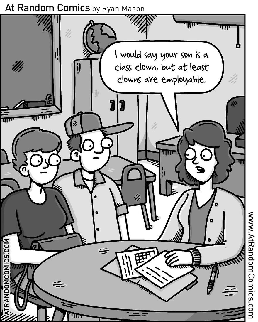 Ryan Mason's Hilarious Single-Panel Comics With Sudden Twists (New Pics)