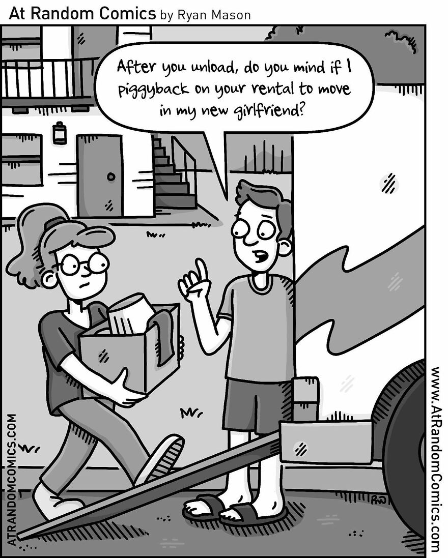 Ryan Mason's Hilarious Single-Panel Comics With Sudden Twists (New Pics)