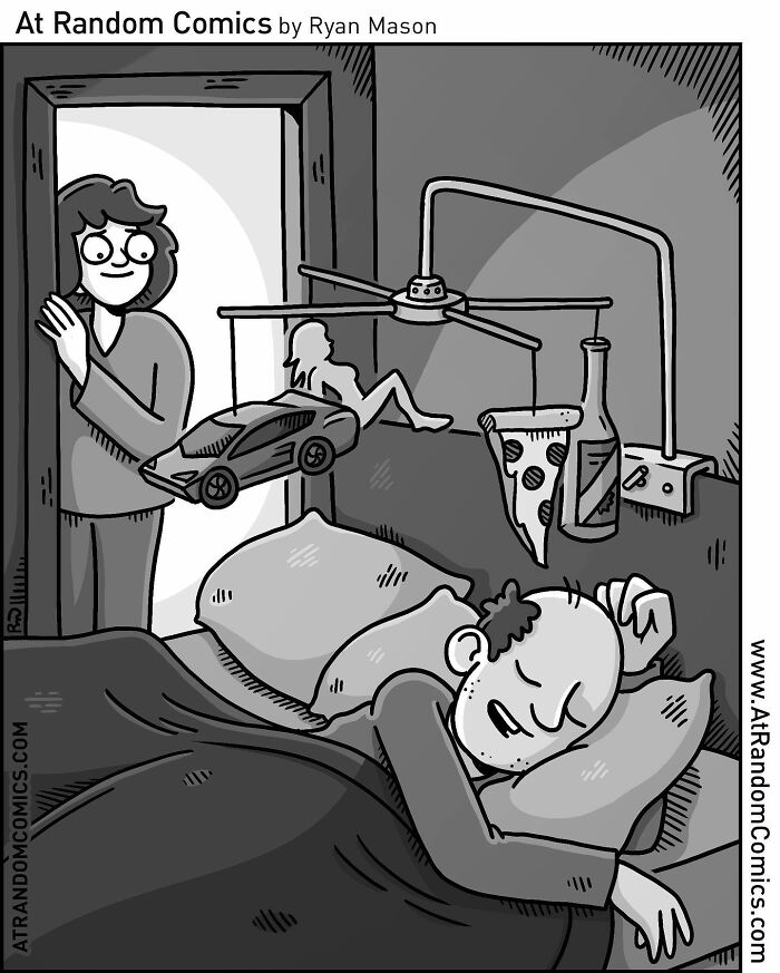 "At Random Comics": 30 Witty Single-Panel Cartoons By This Artist (New Pics)