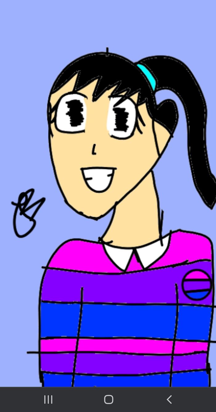 Bisexual Girl (Drawn On My Phone)