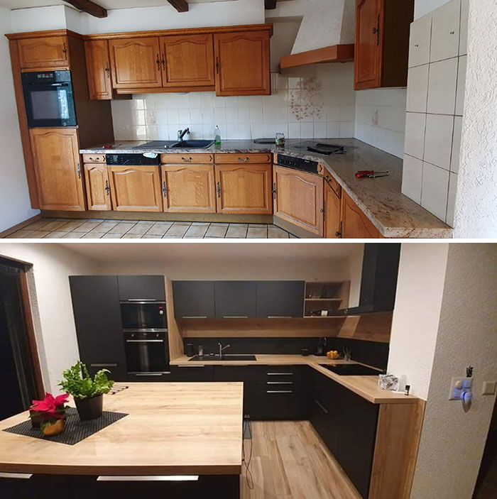 Kitchen Remodel Before / After