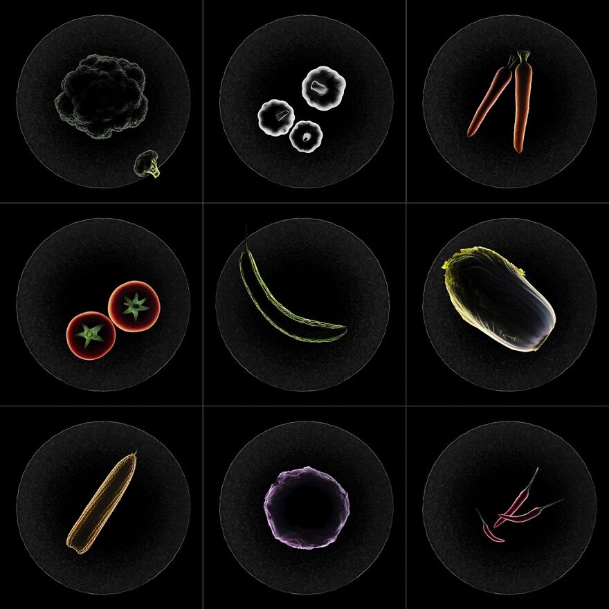 Vegetables On The Plates