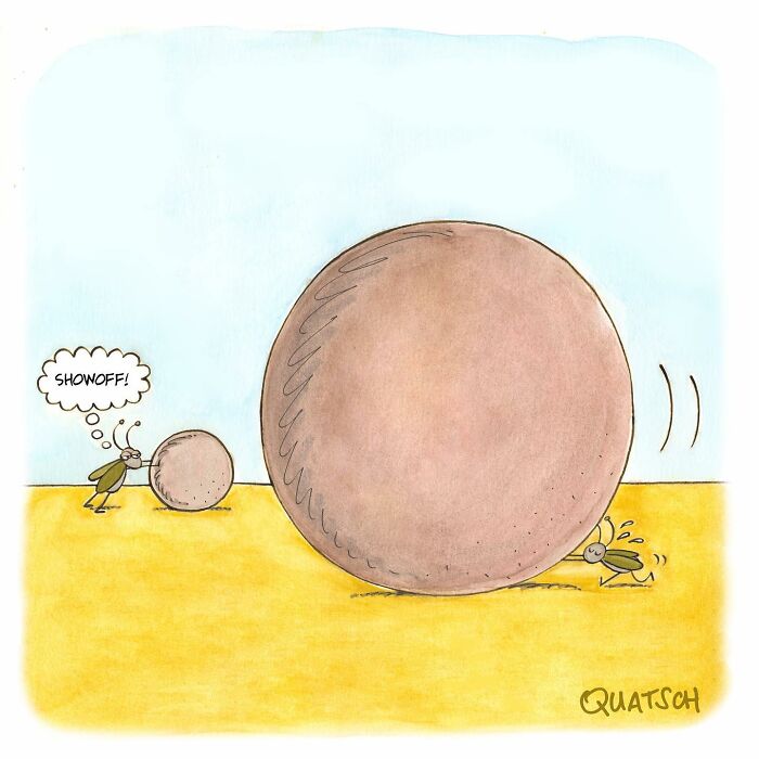 This Comics Artist Illustrates Absurd And Fun Situations That Might Make You Laugh (36 New Pics)