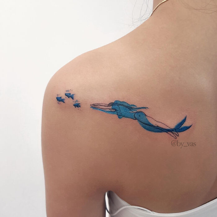 This Artist Creates Tattoos That Are A Combination Of “Where I Want To Be And Where I Actually Am,” And Here Are 20 Of The Best Ones