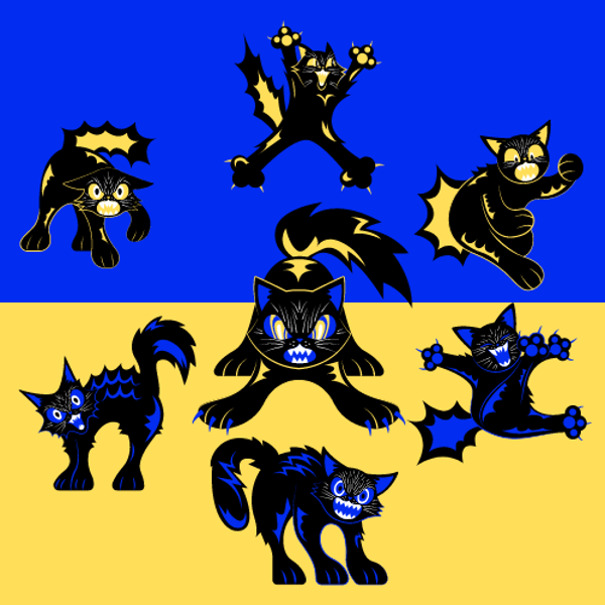 Go Ukraine! The Cats Are Fighting With You