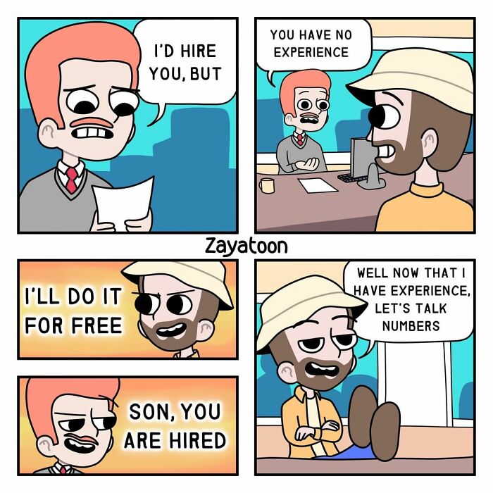 'zayatoon' Humorous Comics With Unexpected Endings