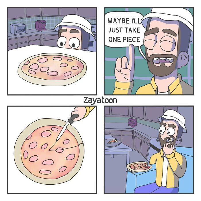 'zayatoon' Humorous Comics With Unexpected Endings