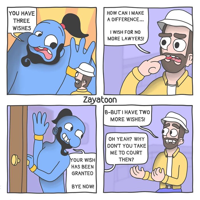 'zayatoon' Humorous Comics With Unexpected Endings