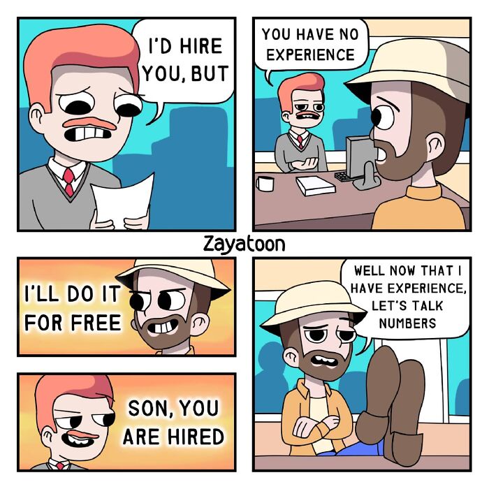 'zayatoon' Humorous Comics With Unexpected Endings