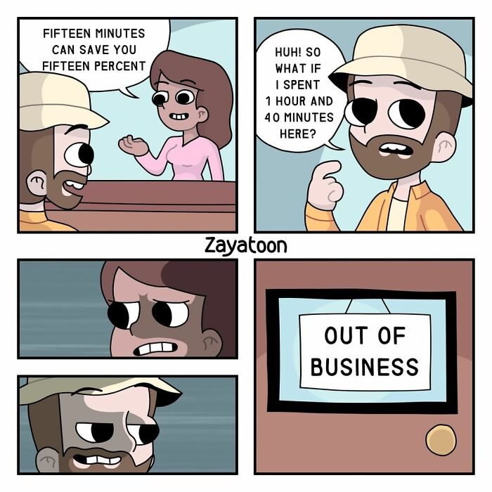 'zayatoon' Humorous Comics With Unexpected Endings