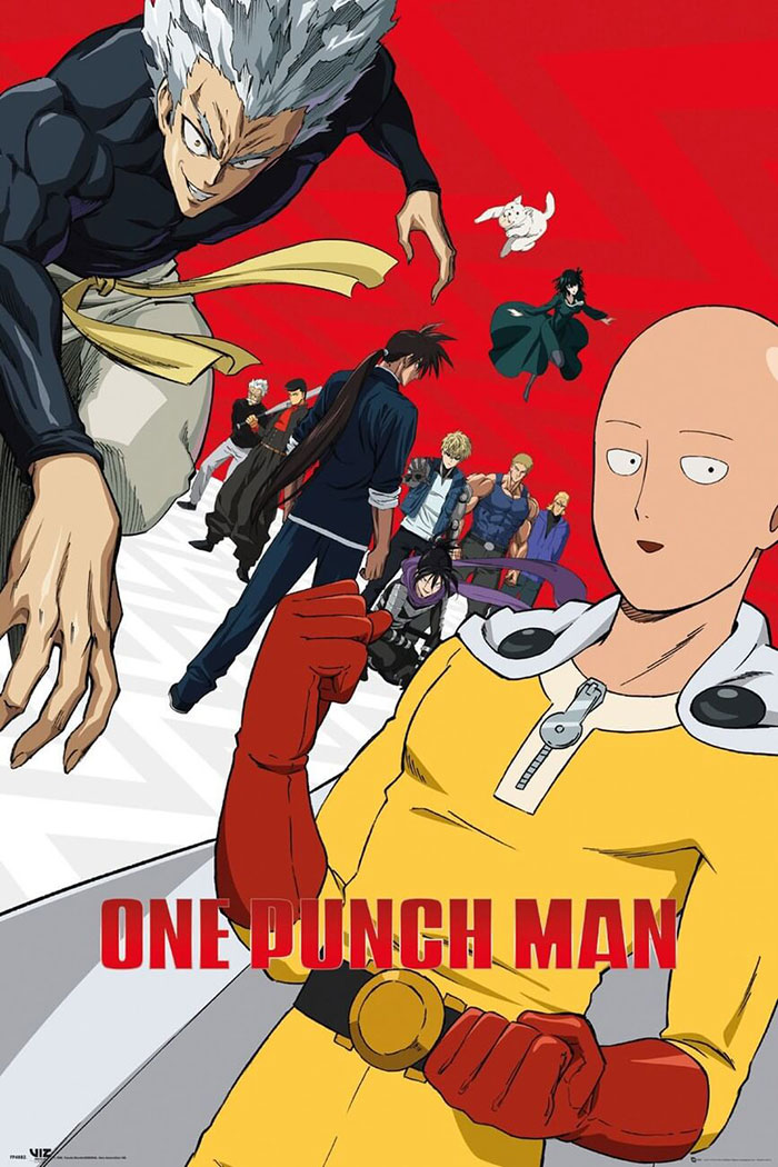 Poster of One Punch Man alien anime 