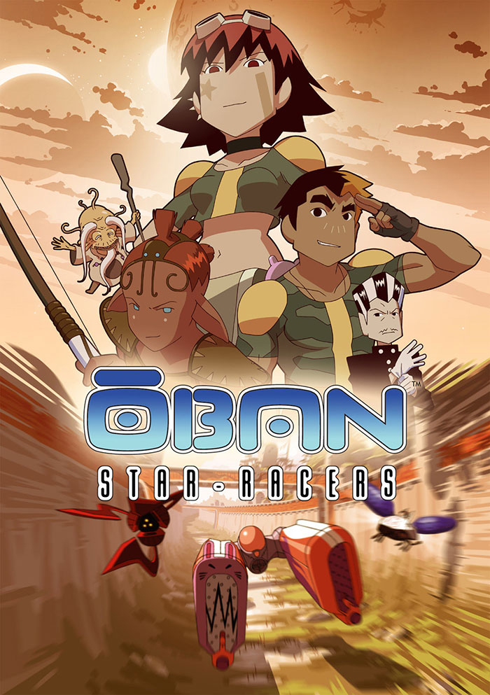 Poster of Oban Star Racers alien anime 