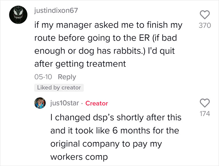 Amazon Driver Says Manager Asked Him To Finish His Route Before Heading To The ER, Goes Viral With 177K Views Amazon Driver Says Manager Asked Him To Finish His Route Before Heading To The ER, Goes Viral With 177K Views