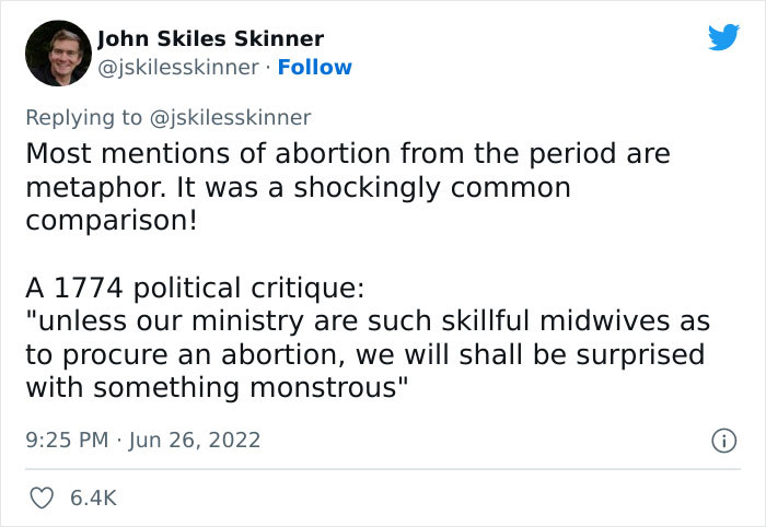 Supreme Court States That Abortion Is Not Rooted In The American Nation's History, This Software Engineer Proves The Statement Is Not True