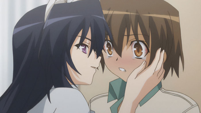 "Anime couple sharing a tender moment, illustrating one of the cutest duos adored by fans."