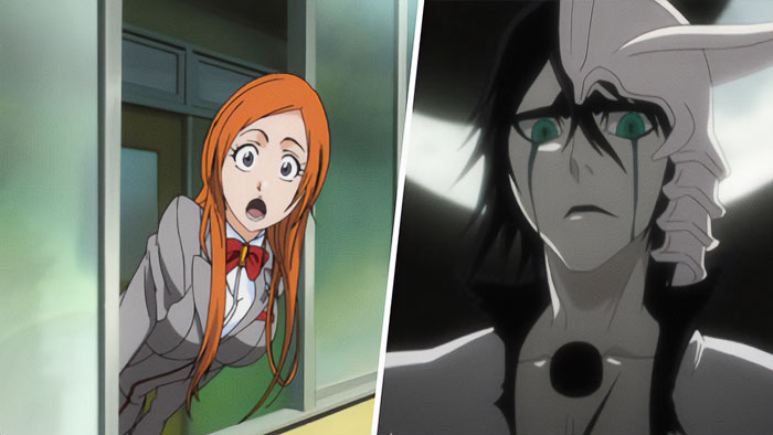 Anime couple with a surprised female character and a masked male character, showcasing one of the cutest anime couples.