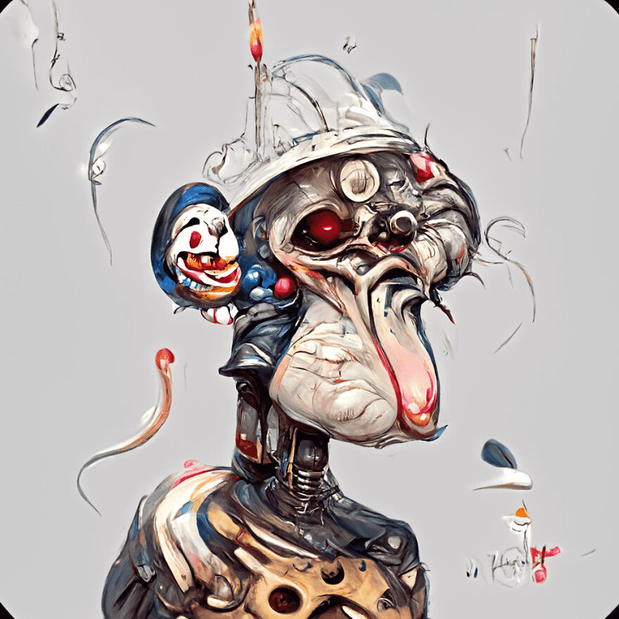 I Trained An Ai To Paint 10,000 Original Monkey Art Pieces That People Can Own As Nfts