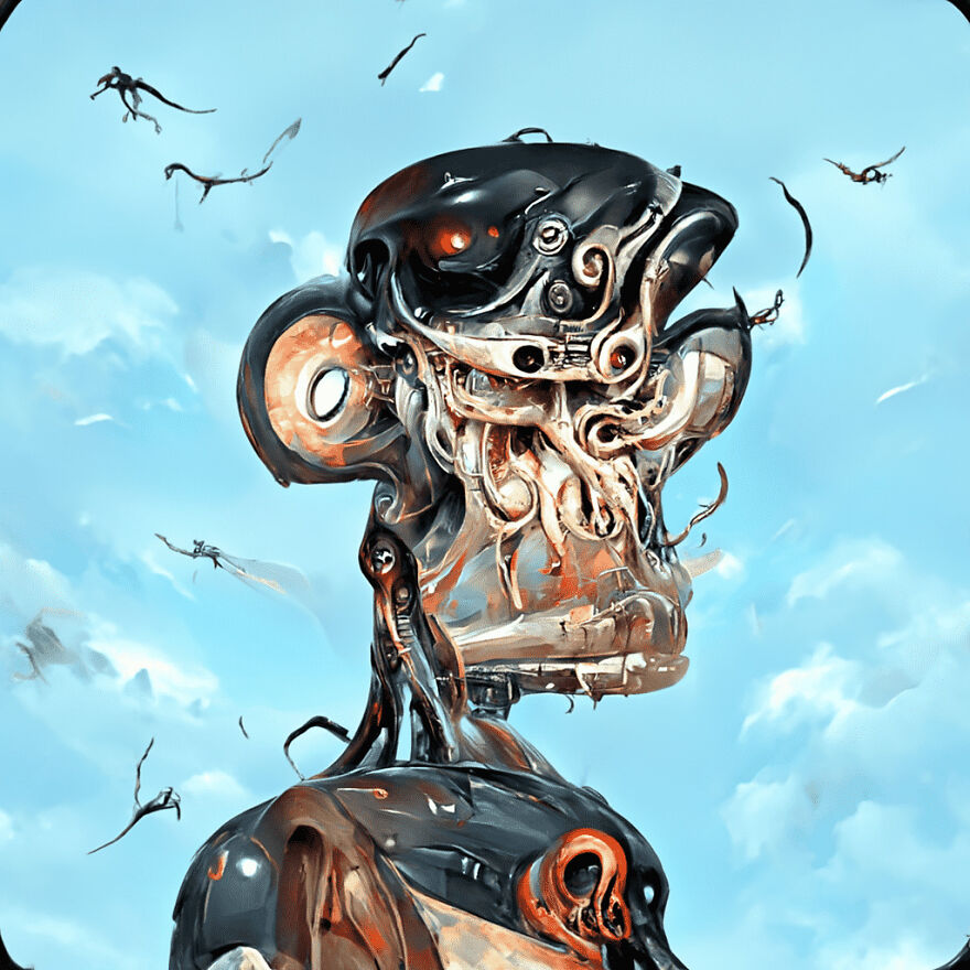 I Trained An Ai To Paint 10,000 Original Monkey Art Pieces That People Can Own As Nfts