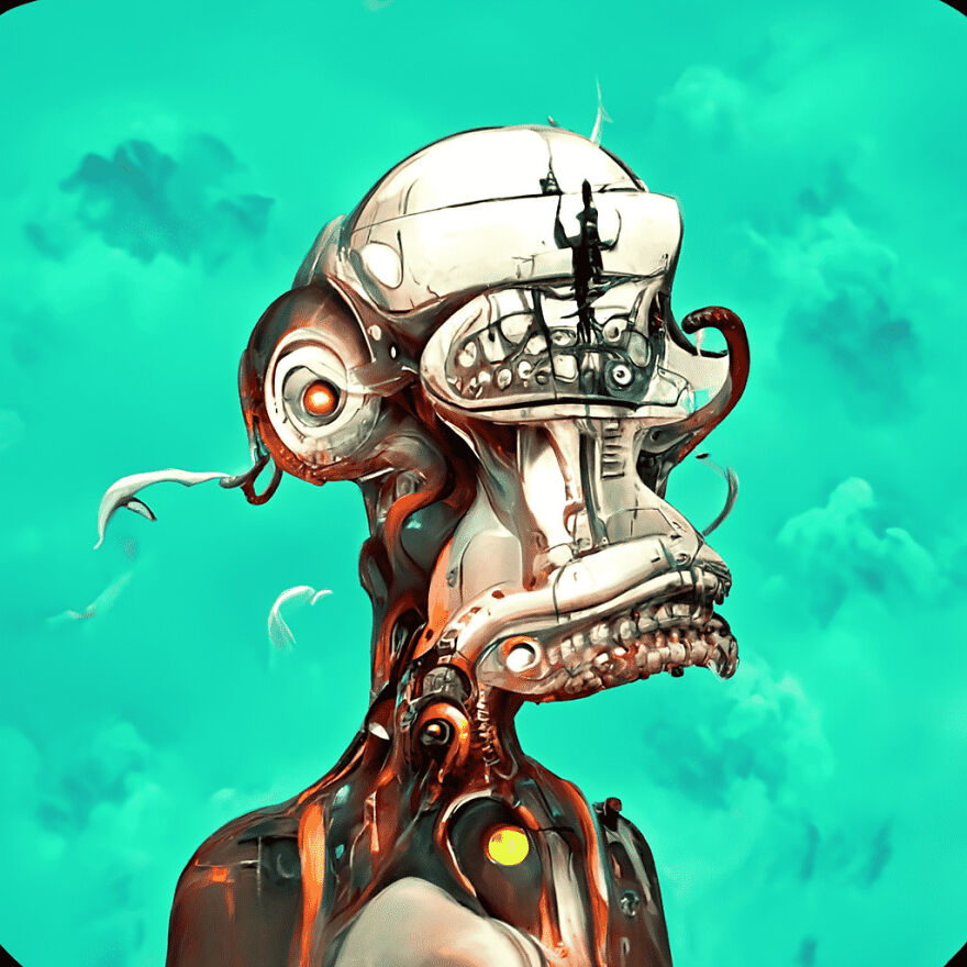 I Trained An Ai To Paint 10,000 Original Monkey Art Pieces That People Can Own As Nfts