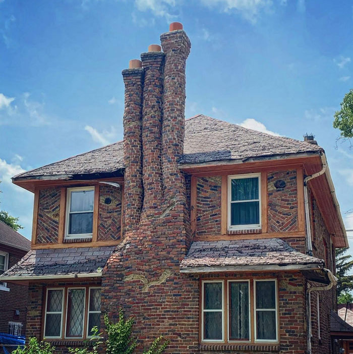 Crooked Home In Detroit