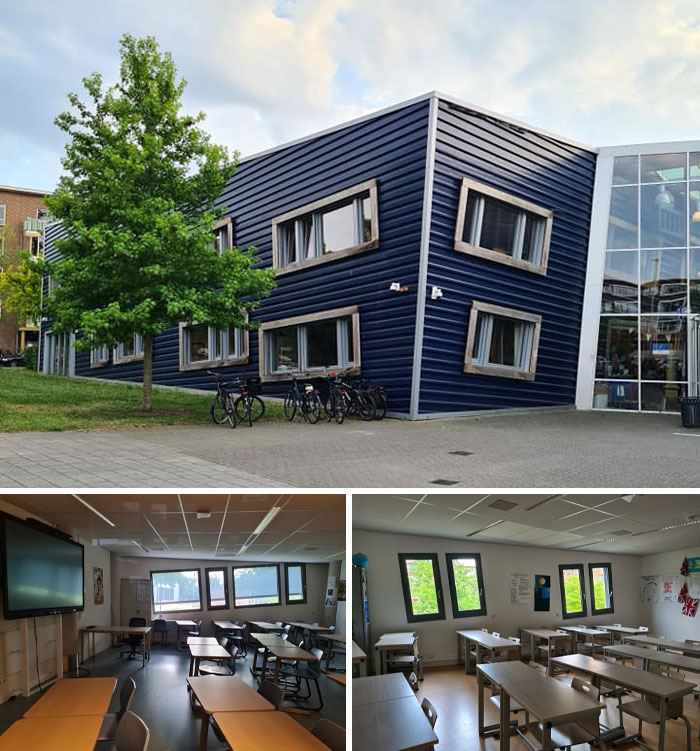 A While Ago I Posted My Kid's School And Everyone Got Seasick And Wondered About The Interior