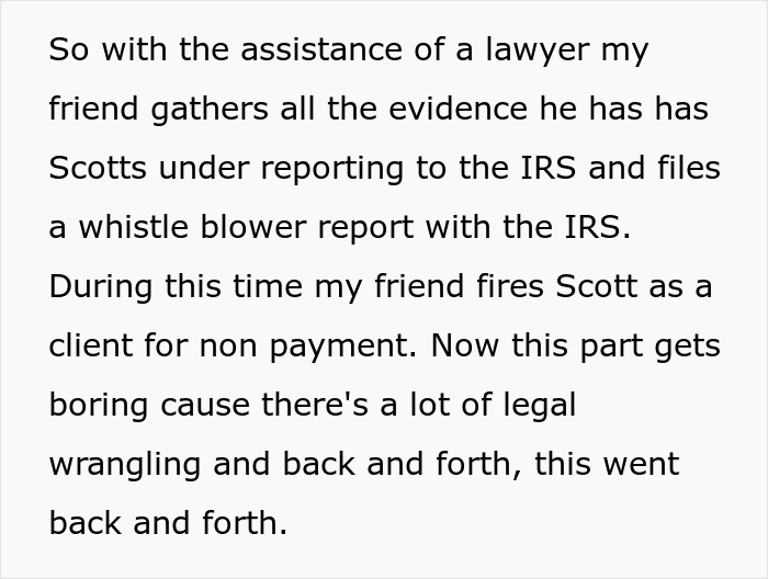 Accountant Finds Out Client Has "Skeletons In The Closet", Gets The IRS Involved And Makes Him Lose Everything