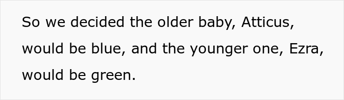 Mom Decided To Dress Her Twin Boys In Two Different Colors To Tell Them Apart, Cousin Goes "Ballistic" On Her