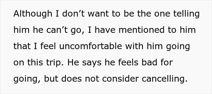 Husband Plans To Leave 33-Week High-Risk Pregnant Wife And A Toddler Alone For A Trip To Another Continent, Wife Wonders If She's Wrong To Be Upset About It
