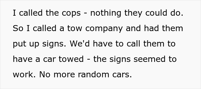 After Their Neighbors Illegally Filled Their Parking Lot, This Resident Froze Them In Place