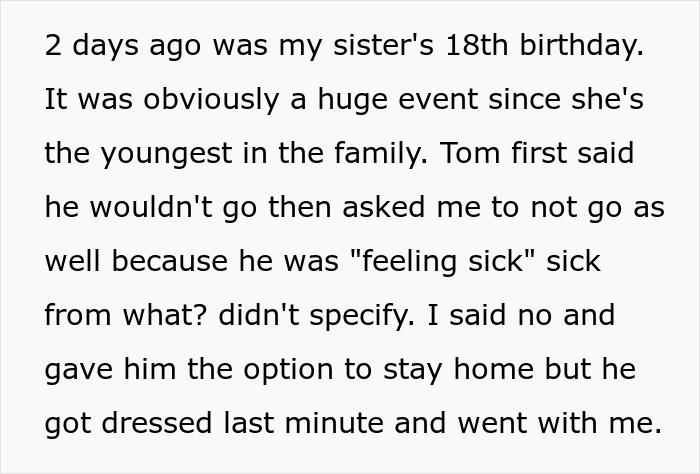 &ldquo;AITA For Refusing To Go Home When My Husband Told Me To?&rdquo;