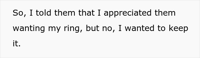 Mother Is Called 'Materialistic' After Refusing To Pass On Her Engagement Ring As An Heirloom Mother Is Called 'Materialistic' After Refusing To Pass On Her Engagement Ring As An Heirloom