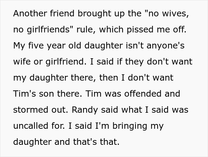 &ldquo;I Was Baffled&rdquo;: Argument Ensues After Friends Said Man Can&rsquo;t Take His 5-Year-Old Daughter On Their Annual Fishing Trip
