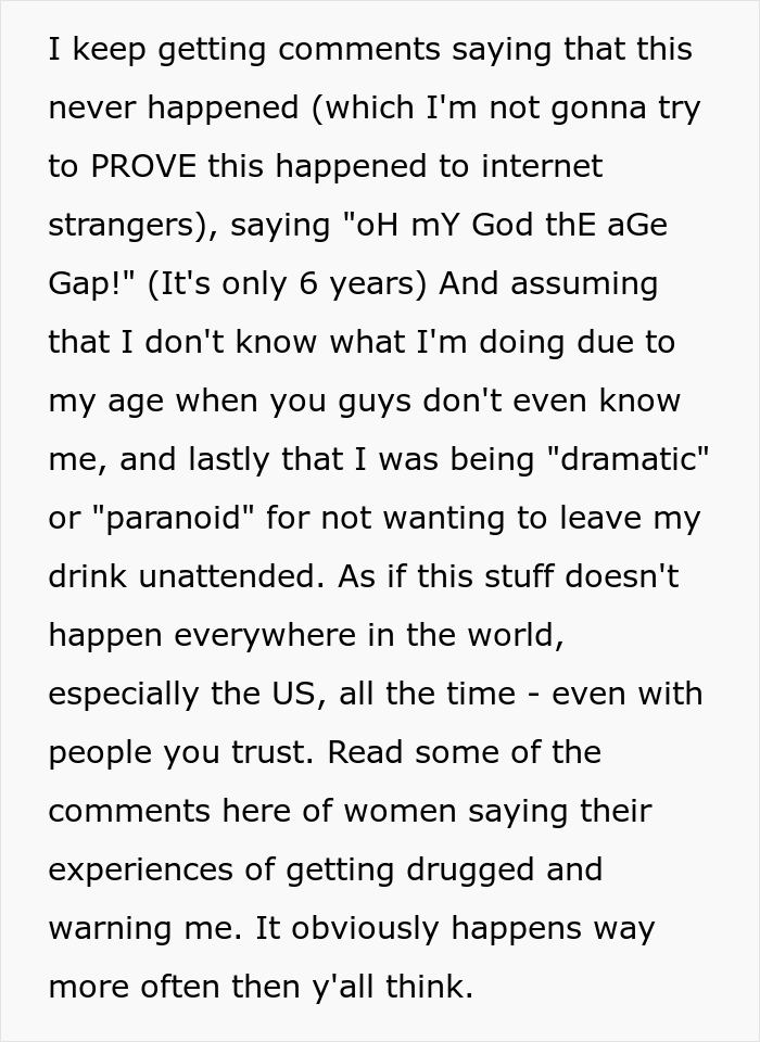 Woman Is Worried Her Drink Might Get Spiked On The First Date, Guy Surprises Her With A Thoughtful Gesture To Make Her Feel Safe With Him Woman Is Worried Her Drink Might Get Spiked On The First Date, Guy Surprises Her With A Thoughtful Gesture To Make Her Feel Safe With Him