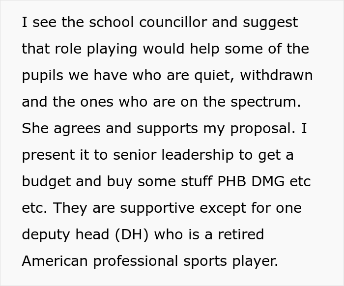 Boss Came To Ruin This Teacher’s D&D Club, “Spectacularly Backfires” When One Of The Kids Tells Them Off Boss Came To Ruin This Teacher’s D&D Club, “Spectacularly Backfires” When One Of The Kids Tells Them Off