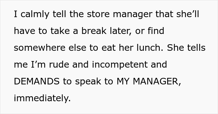 Store Manager Thinks The IT Guy Has No Right To Disrupt Her Lunch Break, Calls His Boss To Report On Him, Gets Fired Herself Instead