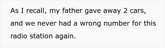 Family Gets Calls From Radio Listeners, Dad Promises Them Cars As Prizes After The Radio Station Refuses To Change The Way They Say Their Number