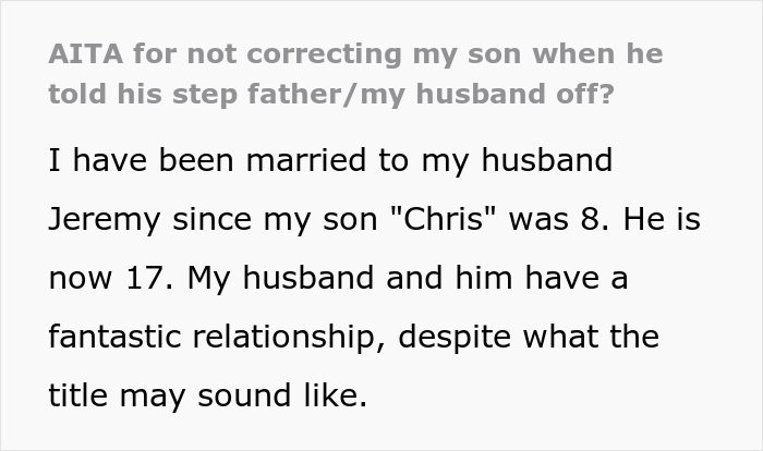 17 Y.O. Puts His Miserly Stepdad To Shame For Not Buying His Mom A Birthday Gift, Man Upset That His Wife Didn't Say Anything On His Benefit 17 Y.O. Puts His Miserly Stepdad To Shame For Not Buying His Mom A Birthday Gift, Man Upset That His Wife Didn't Say Anything On His Benefit