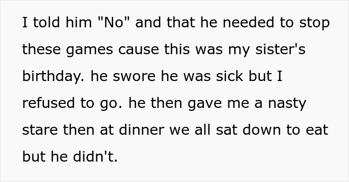 &ldquo;AITA For Refusing To Go Home When My Husband Told Me To?&rdquo;